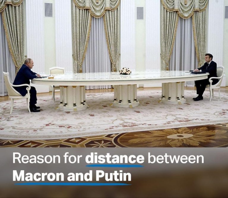 Reasons for distance between Macron and Putin