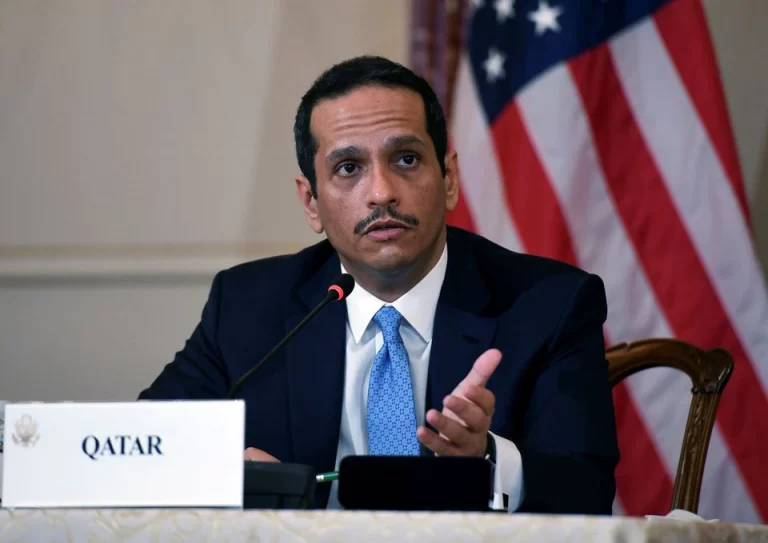 According to a source, Qatar’s foreign minister will go to Moscow on Sunday.