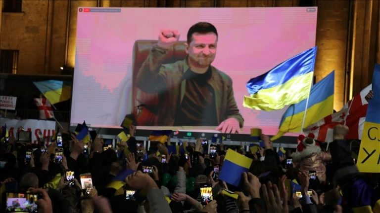 Volodymyr Zelenskyy urges Europeans not to stay silent on Russia’s war against Ukraine