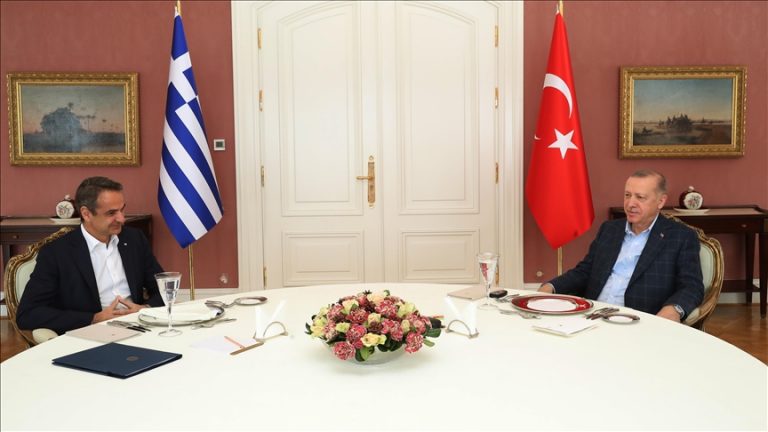 Turkish, Greek leaders agree to improve bilateral ties, focus on positive agenda
