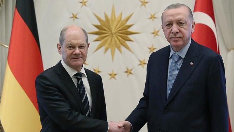 Leaders of Turkey and Germany meet to discuss bilateral and regional issues.