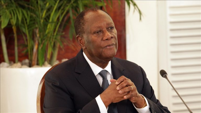 In a UN speech, the president of Ivory Coast calls for the release of 46 troops detained in Mali.
