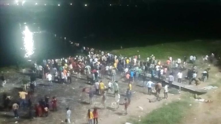 141 people have perished in the bridge collapse in India.