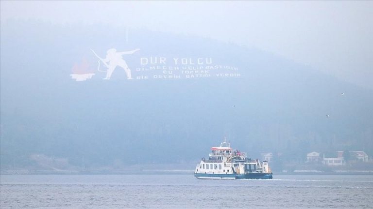 Canakkale Strait closed to transit ships due to heavy fog