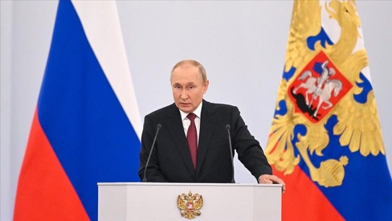 Putin claims that in response to the Crimean bridge attack, massive strikes were launched against Ukraine.