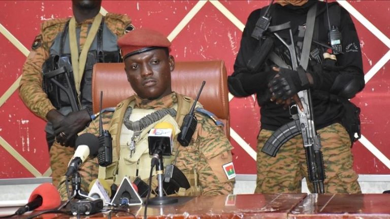 The leader of the coup in Burkina Faso has been named interim president.