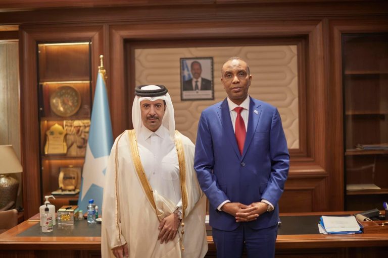 Prime Minister of Somalia meets with Ambassador of Qatar