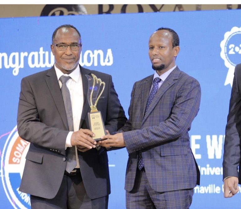 Somali Business Awards : The Best University of the year 2022 : Somaville University