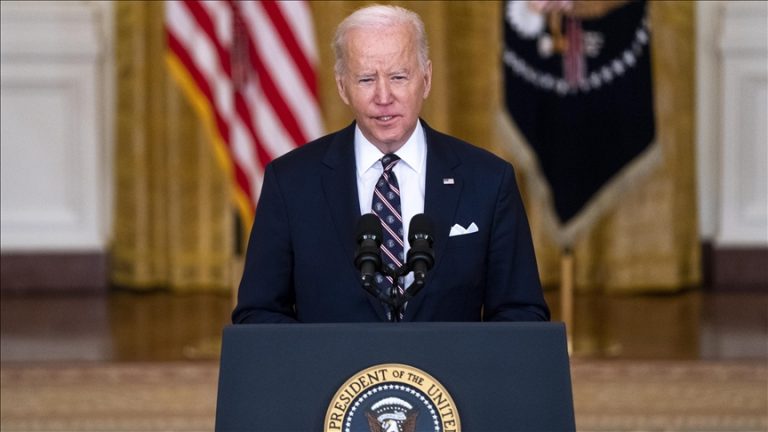 Biden criticizes the House Speaker impasse, calling Republican infighting “embarrassing.”