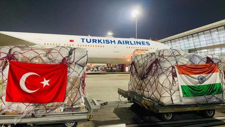 India delivers further relief to earthquake victims in Turkey and Syria.