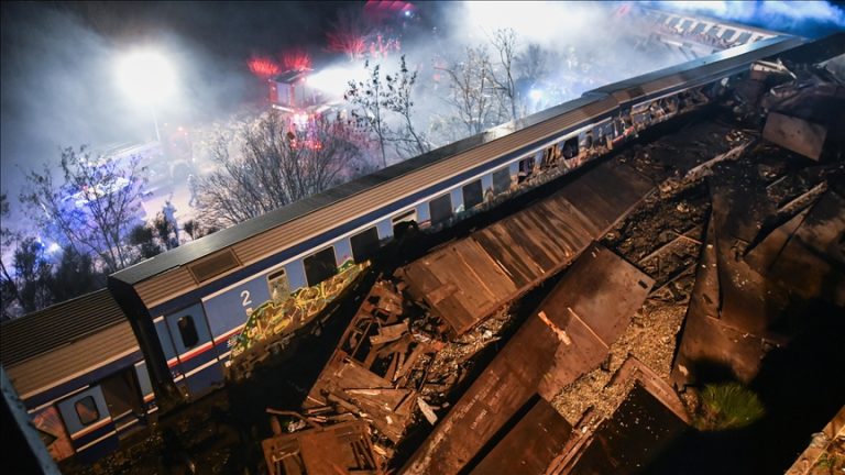 At least 36 people are killed in a railway collision in northern Greece.