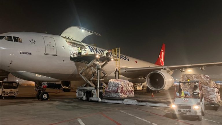 Another relief special cargo airplane departs from Bangladesh bound for Turkey.