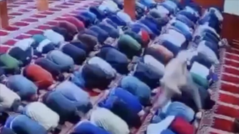 An imam was attacked during morning prayer in New Jersey.
