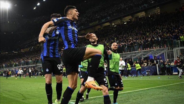 Inter Milan defeated Juventus 1-0 to advance 2-1 overall to the Italian Cup final.