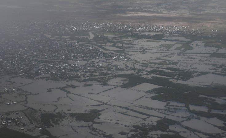 Massive flooding in Somalia forces 200,000 people to flee their homes.