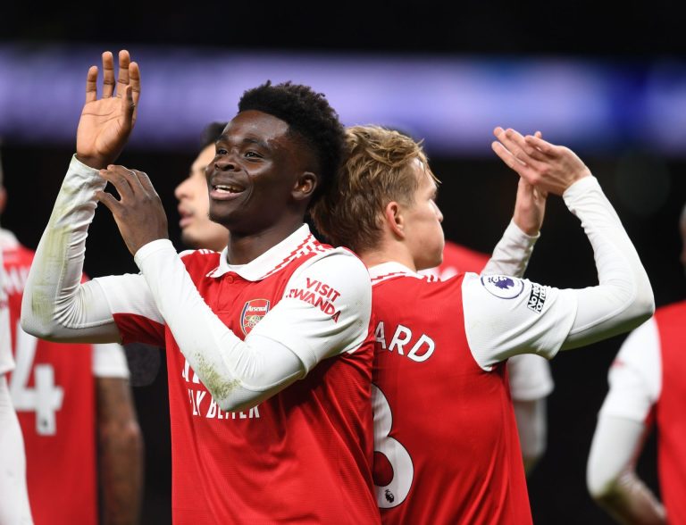 Arsenal wins at Newcastle to maintain their lead in the English Premier League.
