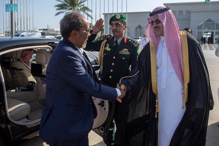 President of Somalia departs Jeddah