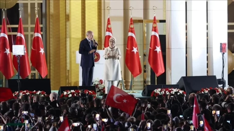 The Turkish president has received over 100 messages of congratulations on his reelection.