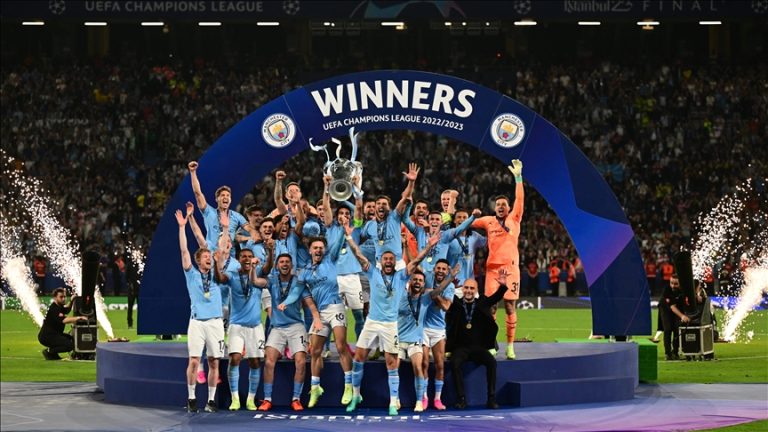 Manchester City defeated Inter Milan to win the UEFA Champions League.