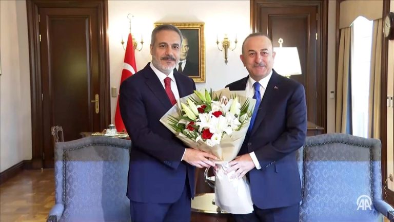 Hakan Fidan, Turkey’s new foreign minister, takes office.