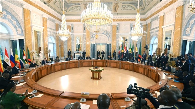 Putin meets with an African peace delegation to discuss the Ukraine conflict.