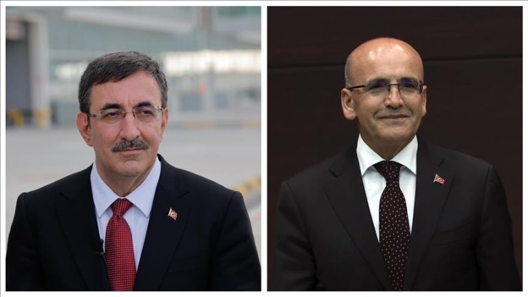 The Turkish vice president and finance minister are in the UAE ahead of President Erdogan’s visit.