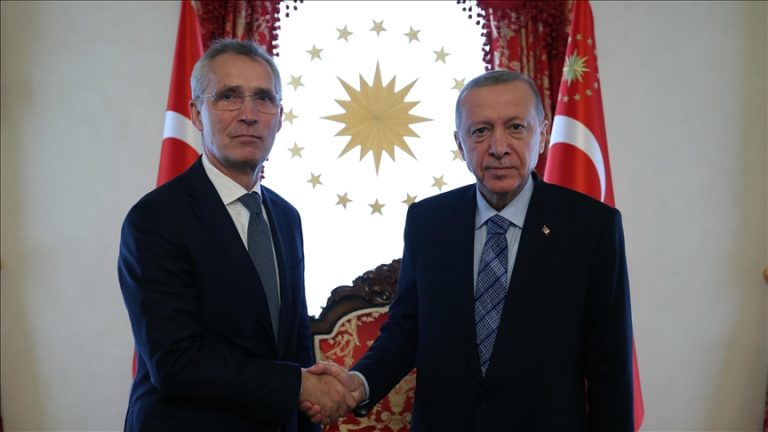 Turkish president and NATO chief have meetings in Istanbul.