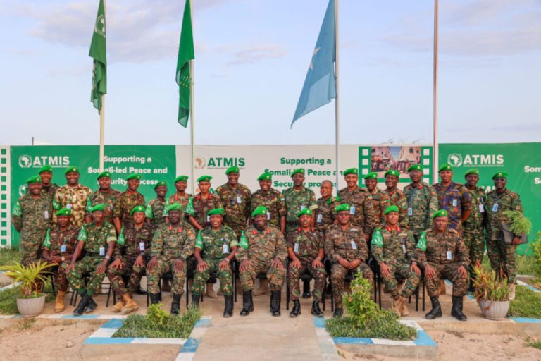 MEETING OF ATMIS MILITARY COMMANDERS ON TROOP WITHDRAWAL ENDS