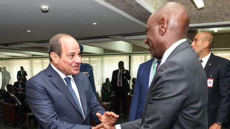 Egypt’s and Kenya’s presidents spoke about ending the Sudan conflict and seeking African peace.