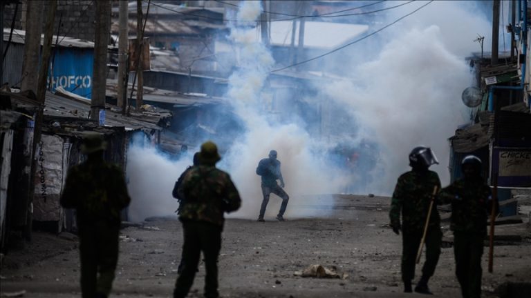 Kenyan police have banned anti-government demonstrations as the death toll increases.