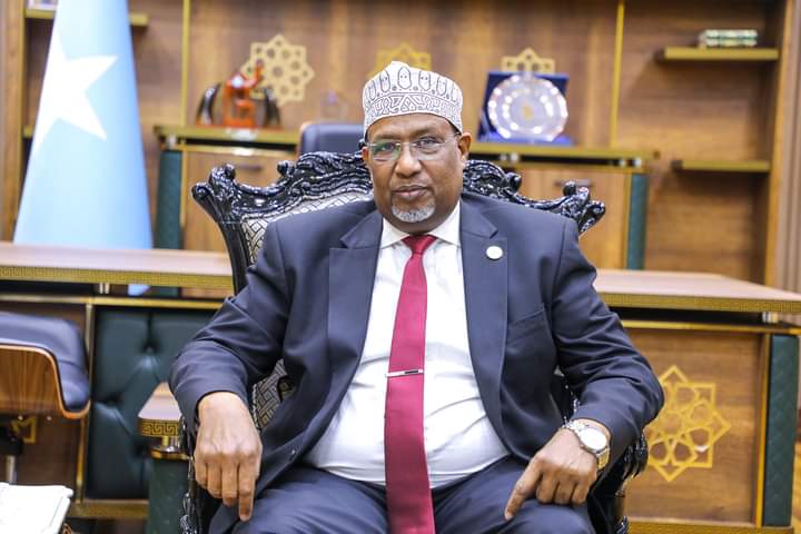 Aden Madobe, the Speaker, picks members to represent Somalia in the African Parliament.