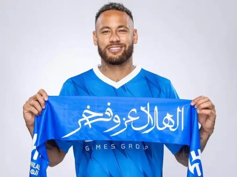 Neymar joins Al Hilal from Paris Saint-Germain.