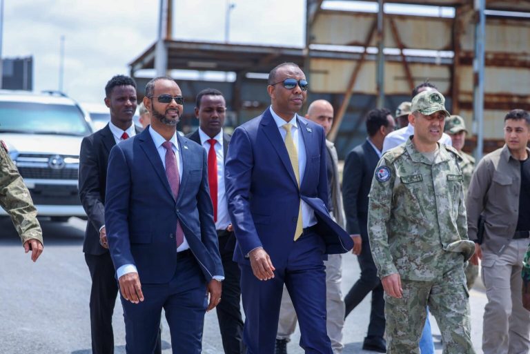 Prime Minister Hamza inspects the Turki-Som military training institution