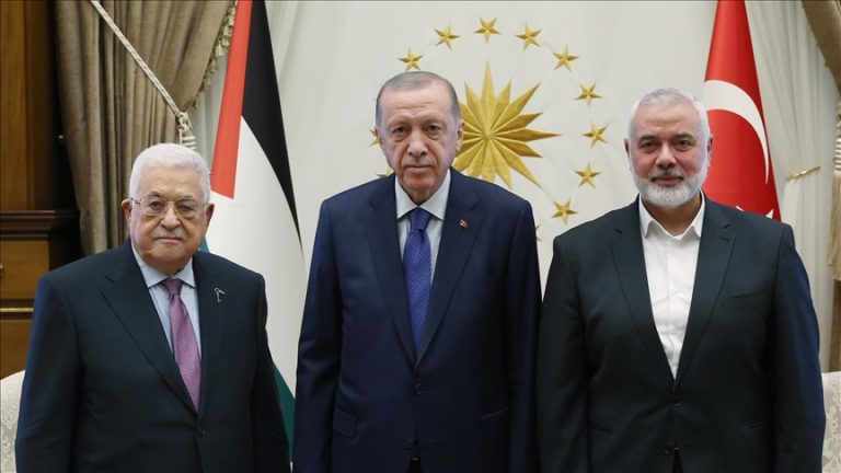 The Palestinian leader’s meeting in Turkey with Hamas’ political commander has a ‘new dimension’: President