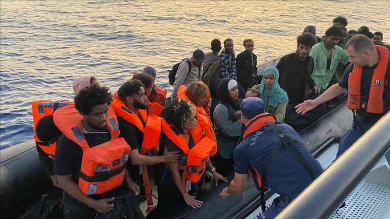 Turkey saves 30 undocumented migrants in the Aegean Sea.