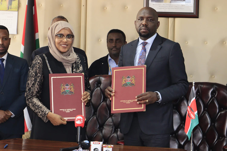 Kenya and Somalia have signed a bilateral air services agreement.