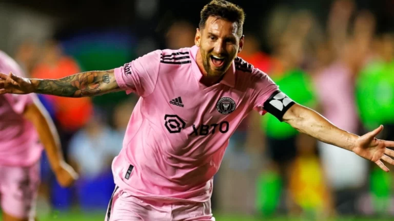 Lionel Messi scores twice to lead Inter Miami to the League Cup quarterfinals.
