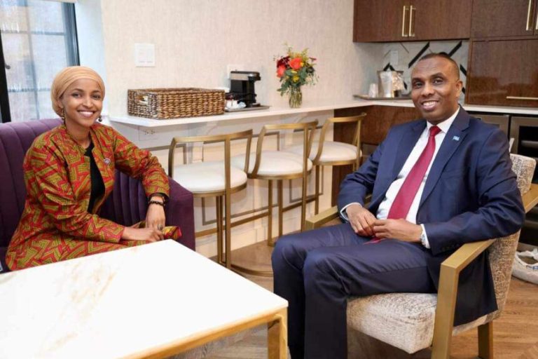 In New York, Prime Minister Hamza meets with Congresswoman Ilhan Omar.