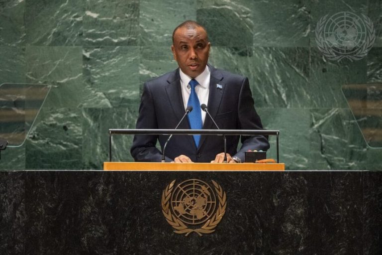 Prime Minister Hamza delivers a stunning speech during the 78th United Nations General Assembly.