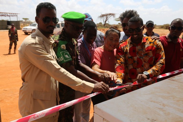 Kismayo International Airport receives a K9 facility from UNSOS.