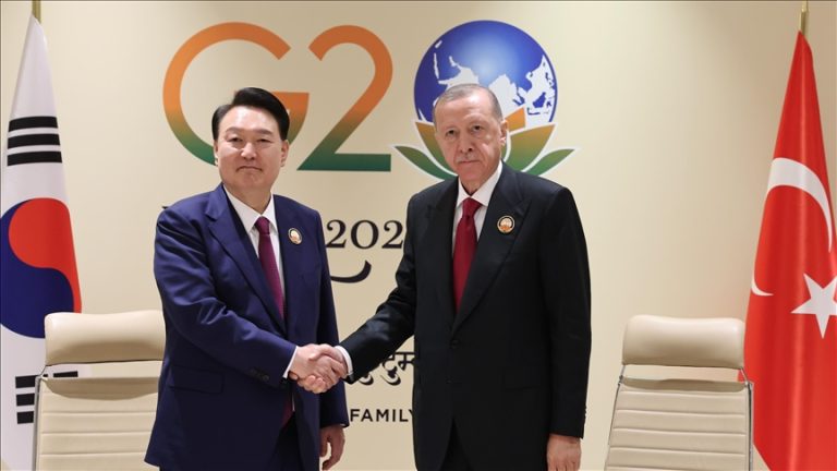 Turkish and South Korean presidents will hold discussions in India.