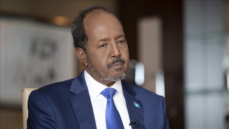 Somalia’s president thanks Turkey for its assistance.