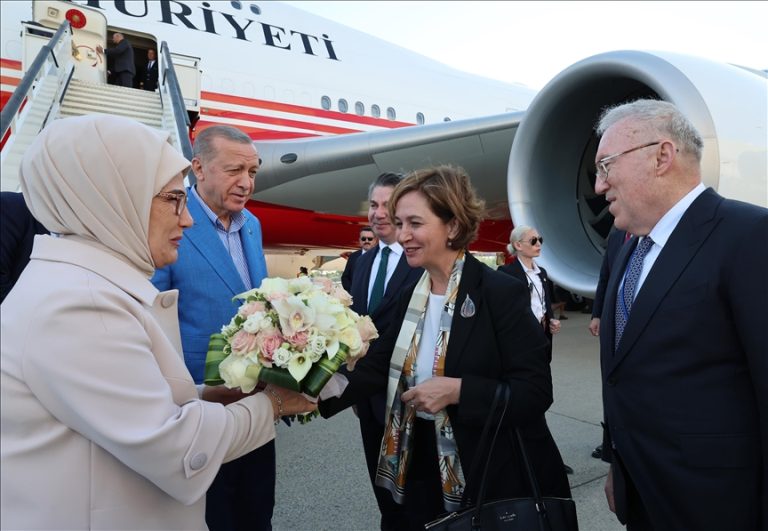 Erdogan arrives in New York for the United Nations General Assembly.