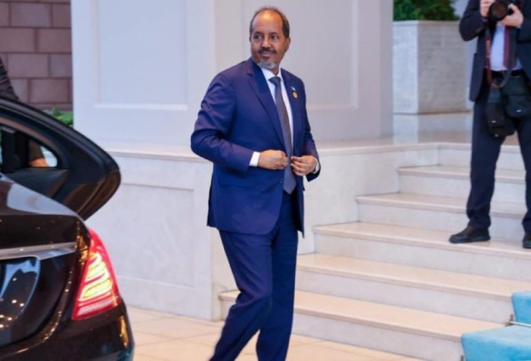 The Somali President is in Brussels for the Global Gateway Forum.