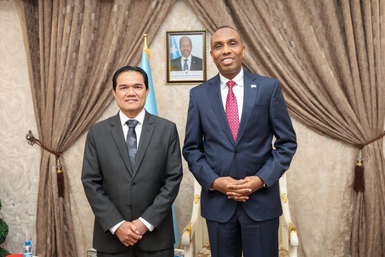 The Malaysian ambassador to East Africa has arrived in Somalia’s capital.