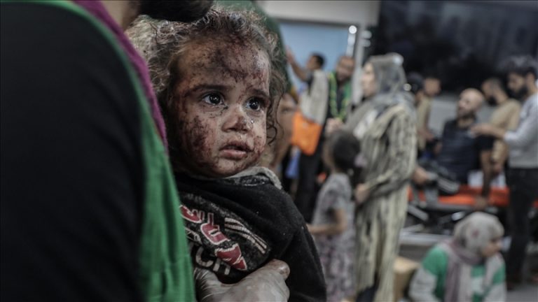 Over 500 people are murdered as Israel bombs Gaza’s Al-Ahli Baptist Hospital, according to the Health Ministry.