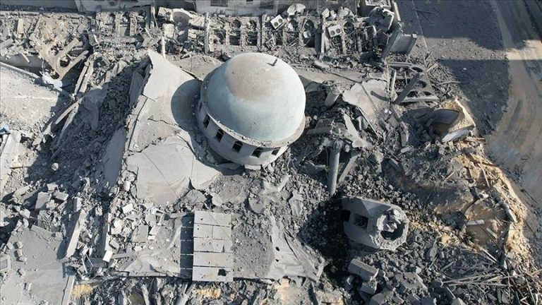 Israel bombed 26 mosques in Gaza, according to the Ministry of Religious Affairs.