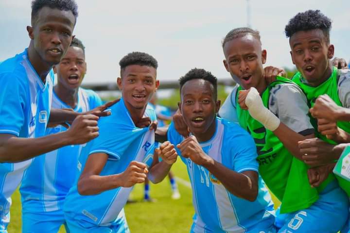 The U-18 Football Team of Somalia defeats Sudan in the CECAFA U18 competition.