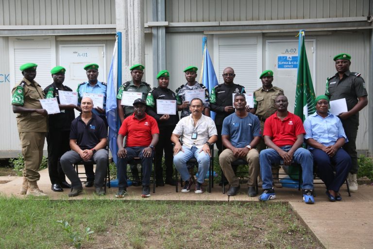 ATMIS officers in the Jowhar region get training on counter Improvised Explosive Devices (IED) skills