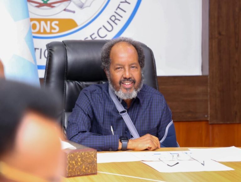 President Hassan Sheikh addresses the country’s flood predicament.